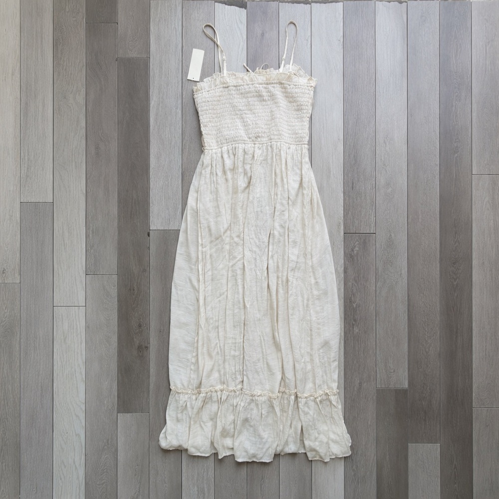Thirty Thirty Elegant Cream Maxi Dress - Picture 5 of 5